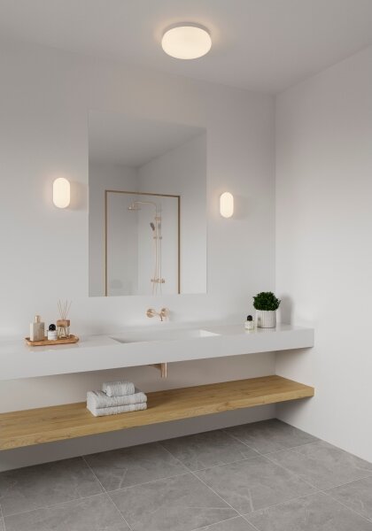 Aplică pentru baie Nordlux FOAM 1xE27/55W/230V IP44 alb