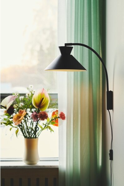 Lampă de perete Nordlux DIAL 1xE27/40W/230V negru