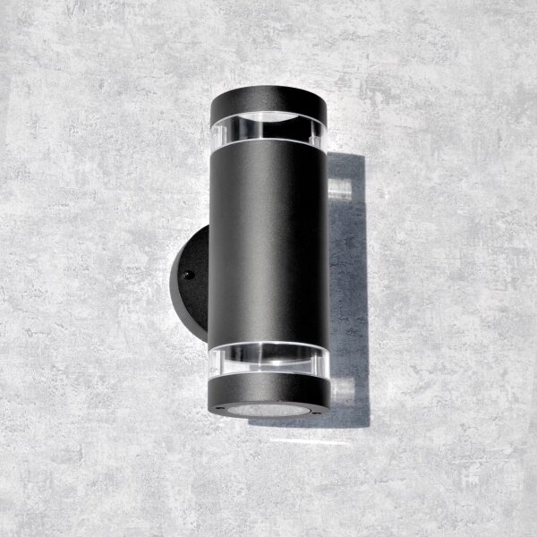 Aplică de exterior RINO 2xGU10/12W/230V IP54 negru