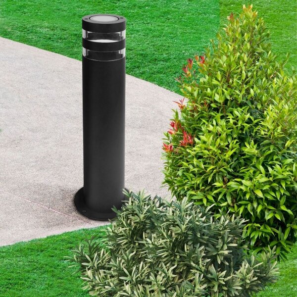 Lampă de exterior RINO 1xE27/12W/230V IP54 44 cm negru
