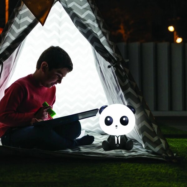 Lampă LED tactilă dimabilă pentru copii PANDA LED/2,5W/3,7V 1200 mAh