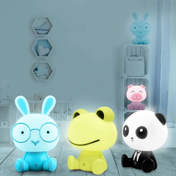 Lampă LED tactilă dimabilă pentru copii FROG LED/2,5W/3,7V 1200 mAh