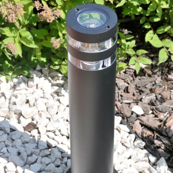 Lampă de exterior RINO 1xE27/12W/230V IP54 44 cm negru