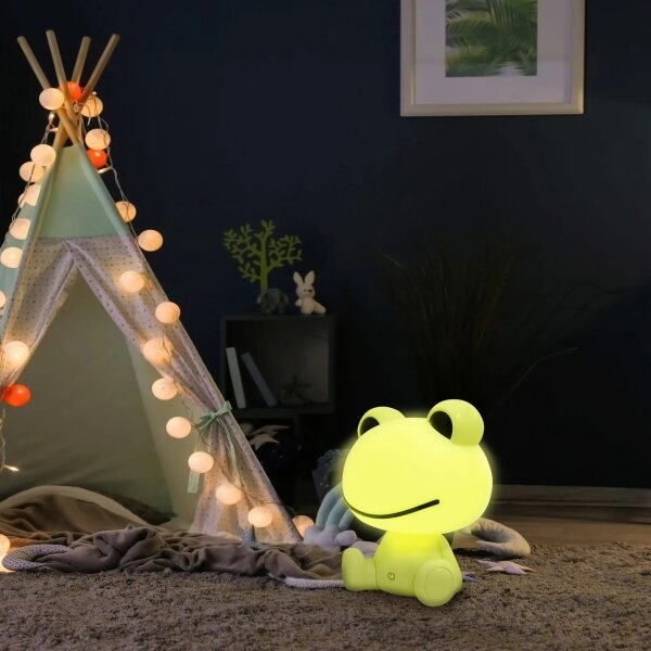 Lampă LED tactilă dimabilă pentru copii FROG LED/2,5W/3,7V 1200 mAh