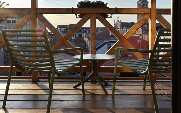 Scaun Exterior Nardi - Doga Relax - Bianco