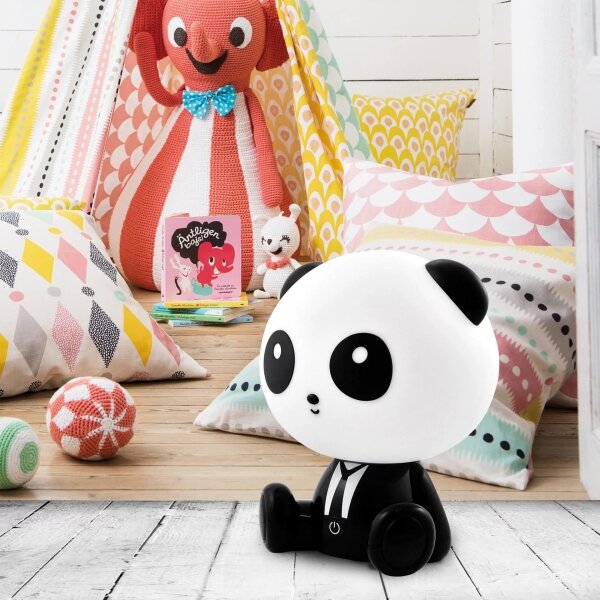 Lampă LED tactilă dimabilă pentru copii PANDA LED/2,5W/3,7V 1200 mAh