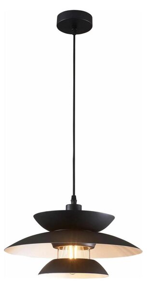 Lustră pe cablu BERIT 1xE27/20W/230V negru