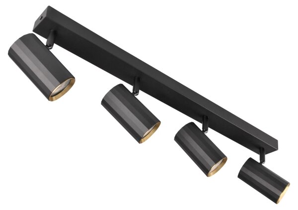 Spot NICEA 4xGU10/10W/230V negru