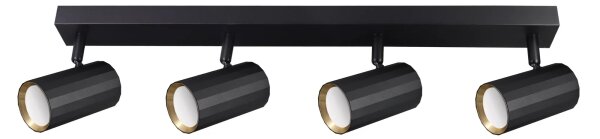 Spot NICEA 4xGU10/10W/230V negru