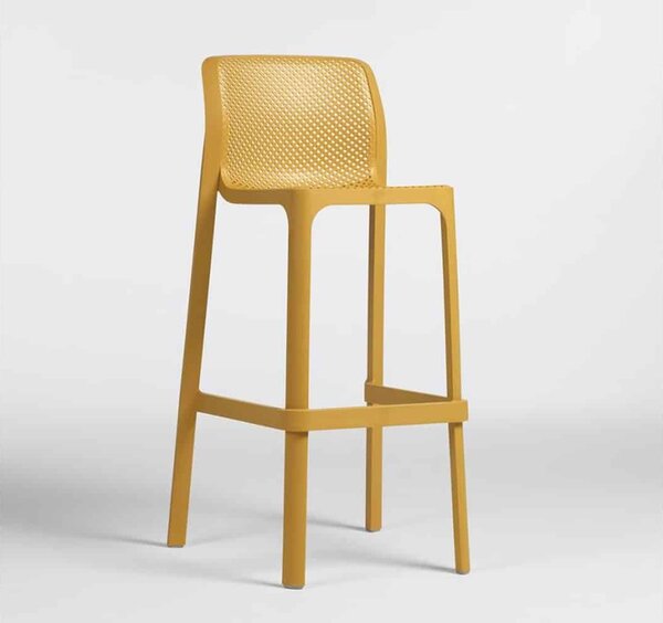 Scaun Exterior Nardi - Net Stool - Bianco