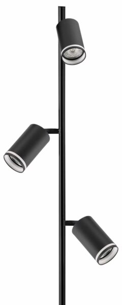 Lampadar PARIS 3xGU10/12W/230V negru