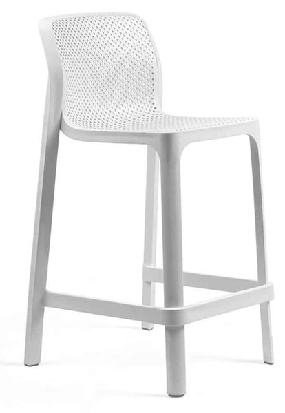 Scaun Exterior Nardi - Net Stool Mini - Bianco