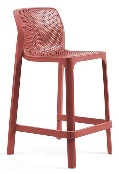 Scaun Exterior Nardi - Net Stool Mini - Corallo