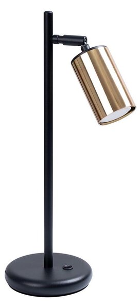 Lampă de masă Sollux SL.1389 WINX 1xGU10/10W/230V negru/auriu