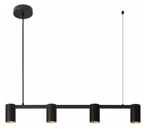 Lustră pe cablu MARIBEL 4xGU10/10W/230V negru