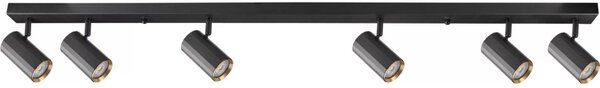 Spot NICEA 6xGU10/10W/230V negru