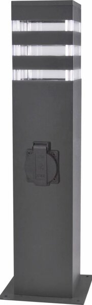 Lampă de exterior TEKSAS cu dulie 1xE27/20W/230V 44 cm IP44 antracit