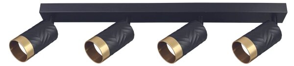 Spot ARRAS 4xGU10/10W/230V negru