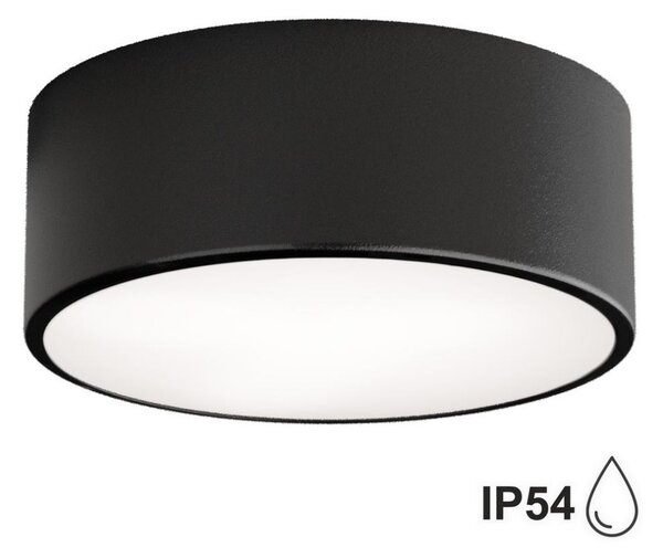 Plafonieră pentru baie Brilagi CLARE 1xE27/24W/230V d. 20 cm IP54 negru