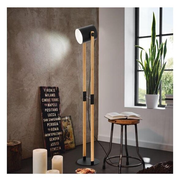 Eglo 43048 - Lampadar HORNWOOD 1xE27/28W/230V