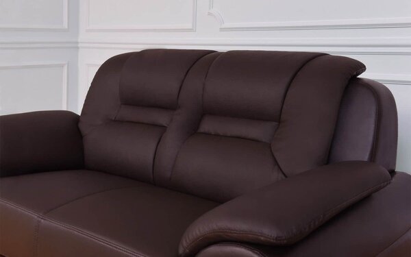 Canapea lemn masiv de birou Toronto 2 locuri Personalizabila, 162 × 90 × 88 cm - Negru