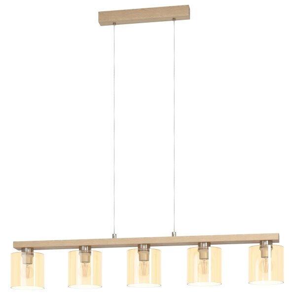 Eglo 901292 - Lustru suspendat pe cablu CASTRALVO 5xE27/28W/230V