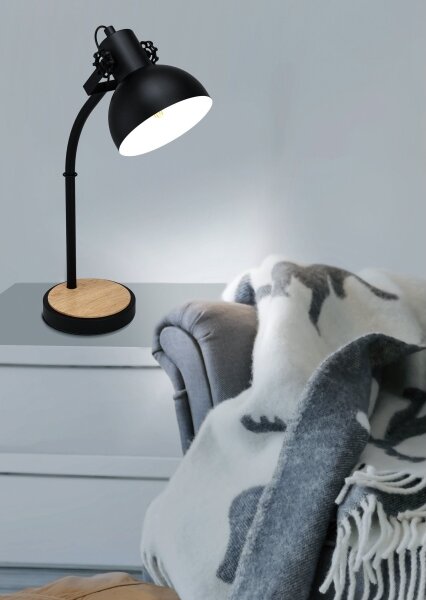 Eglo 43165 - Lampă de masă LUBENHAM 1xE27/28W/230V