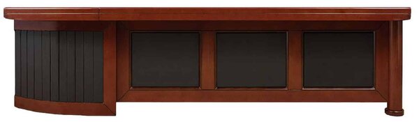 Birou lemn masiv Toronto Imperial 280x230/, 330 × 240 × 77 cm - 330x240x77cm