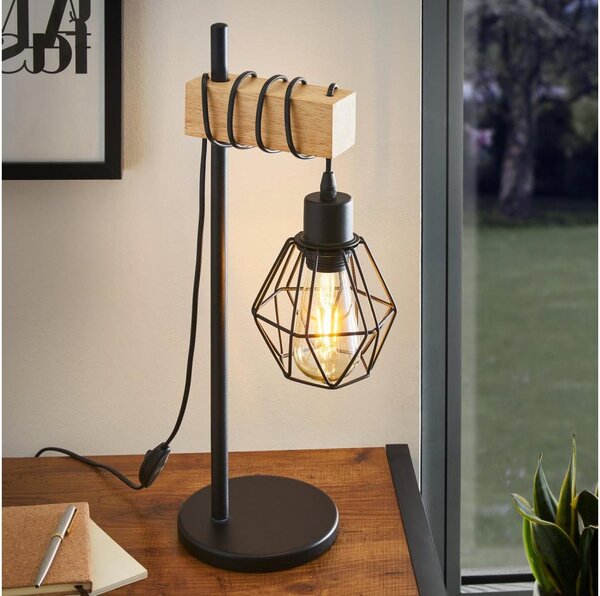 Lampă de masă Eglo TOWNSHEND 44079, 1xE27/60W/230V