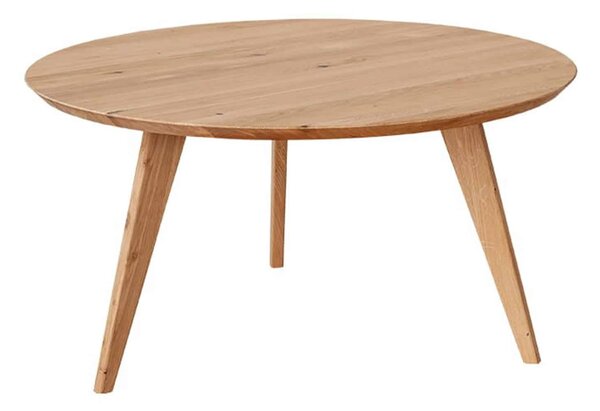 Masă stejar masiv Cafea Oscar Rotundă - ⌀70cm