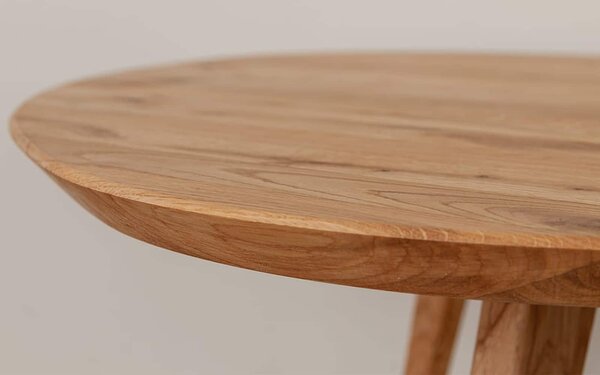 Masă stejar masiv Cafea Oscar Rotundă - ⌀70cm