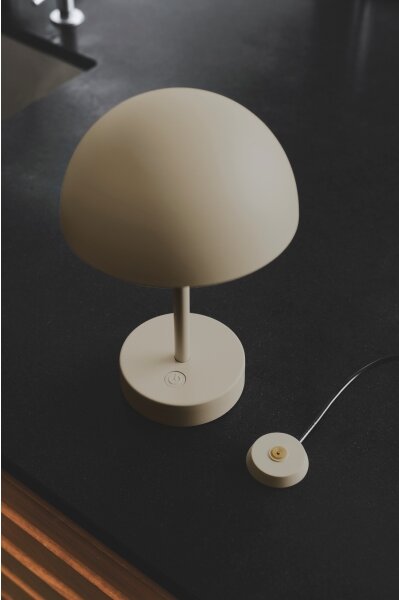 Nordlux - Lampă de birou LED reîncărcabilă, cu reglaj al intensității ELLEN LED/2,8W/3,7V IP44 bej