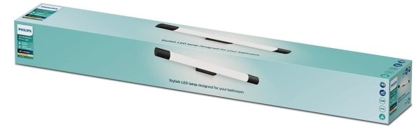 Aplică pentru oglindă de baie Philips ROVER LED/10W/230V IP44 negru