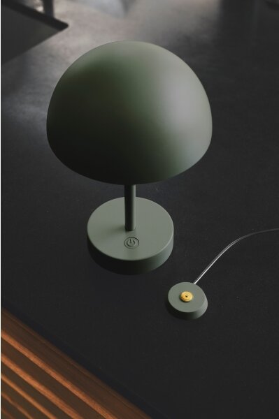 Nordlux - Lampă de birou LED reîncărcabilă reglabilă ELLEN LED/2,8W/3,7V IP44 verde