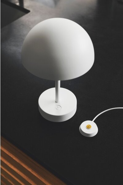 Nordlux - Lampă de masă LED reîncărcabilă, reglabilă ELLEN LED/2,8W/3,7V IP44 albă