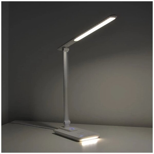 Lampă LED dimabilă de masă cu USB LED/9W/230V 3000K/4000K/5500K alb