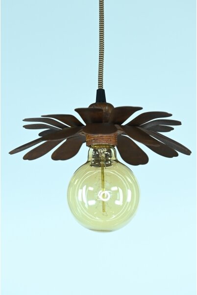Bohemia-Design - Candelabru suspendat pe cablu 1xE27/60W/230V, finisaj bronzat