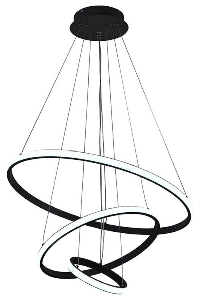 Brilagi - Lustru LED reglabil suspendat pe cablu CIRCLE, 90W, 230V, 3000-6500K, cu telecomandă