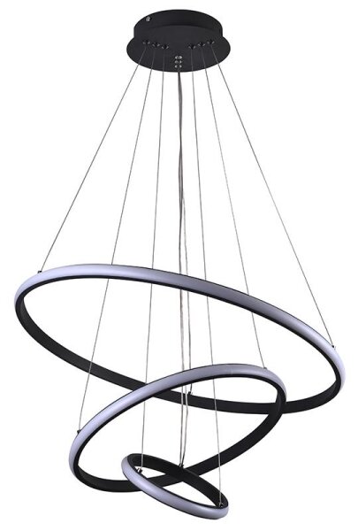 Brilagi - Lustru LED reglabil suspendat pe cablu CIRCLE, 90W, 230V, 3000-6500K, cu telecomandă