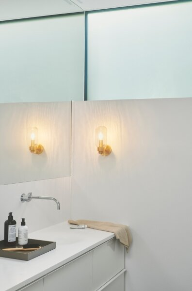 Aplică pentru baie Nordlux TUTAN 1xE14/25W/230V IP44 alamă