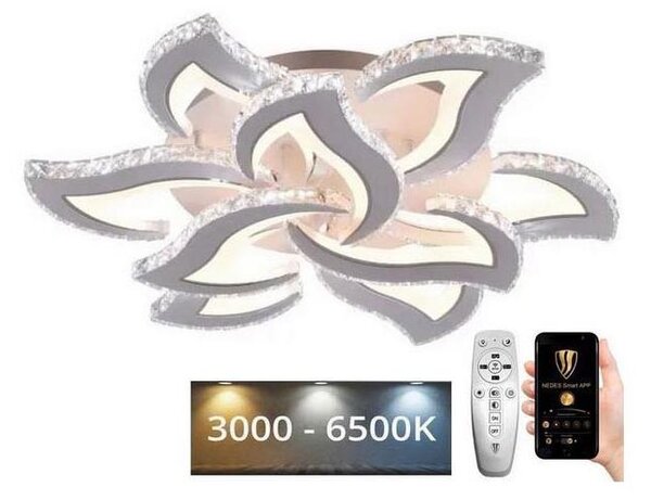 Lustră LED dimabilă aplicată Brilagi TWIST LED/180W/230V 3000-6500K + telecomandă