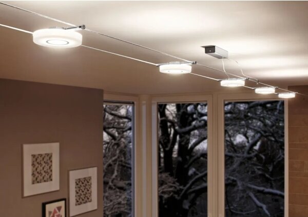 Paulmann 94109 - Set 5x LED/4,3 W, sistem complet pe cablu MAC 230 V