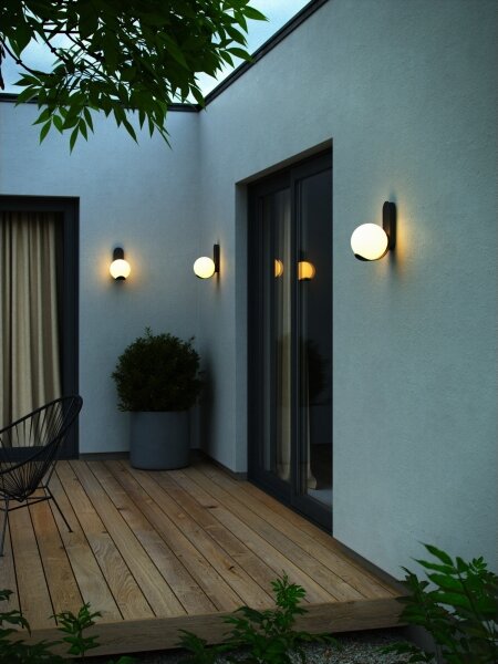 Aplică de exterior Nordlux DALIUS 1xE27/10W/230V IP44