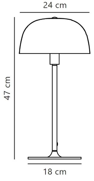 Lampă de masă Nordlux CERA 1xE14/40W/230V auriu