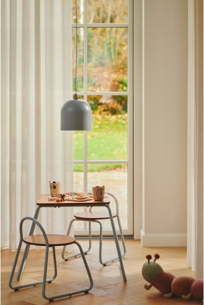 Lustră pe cablu Nordlux GASTON 1xE27/40W/230V albastru/alb