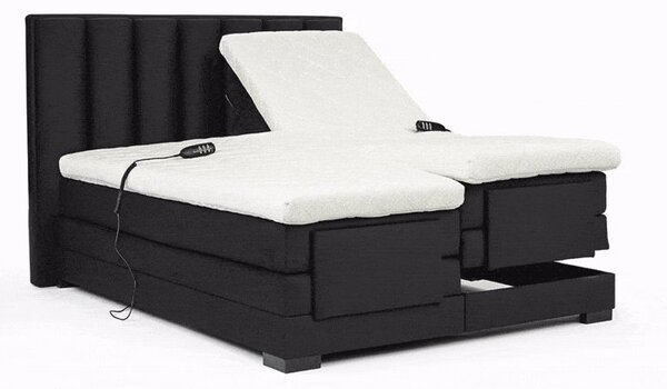 Pat Genoa cu Saltea, Topper, Electric Reglabil, Personalizabil - 160x200, BO-VER-06LO(WB1)