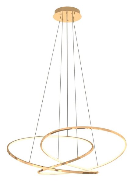 Lustră LED pe cablu Zuma Line MD7360-1A-3GT CHOLET LED/56W/230V auriu