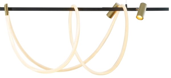 Lustră LED pe cablu Zuma Line 2200277L BALBO LED/67,5W/230V 2700-6000K + telecomandă