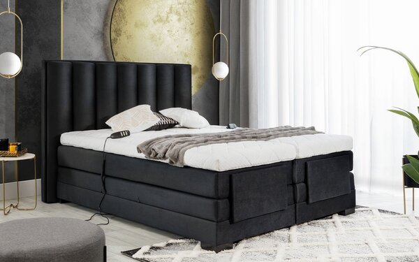 Pat Genoa cu Saltea, Topper, Electric Reglabil, Personalizabil - 160x200, BO-VER-06LO(WB1)