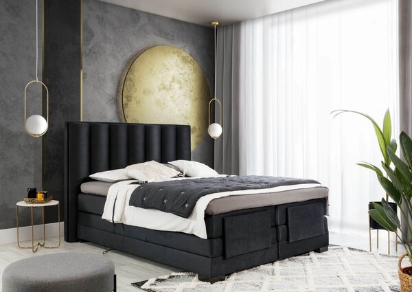 Pat Genoa cu Saltea, Topper, Electric Reglabil, Personalizabil - 160x200, BO-VER-06LO(WB1)
